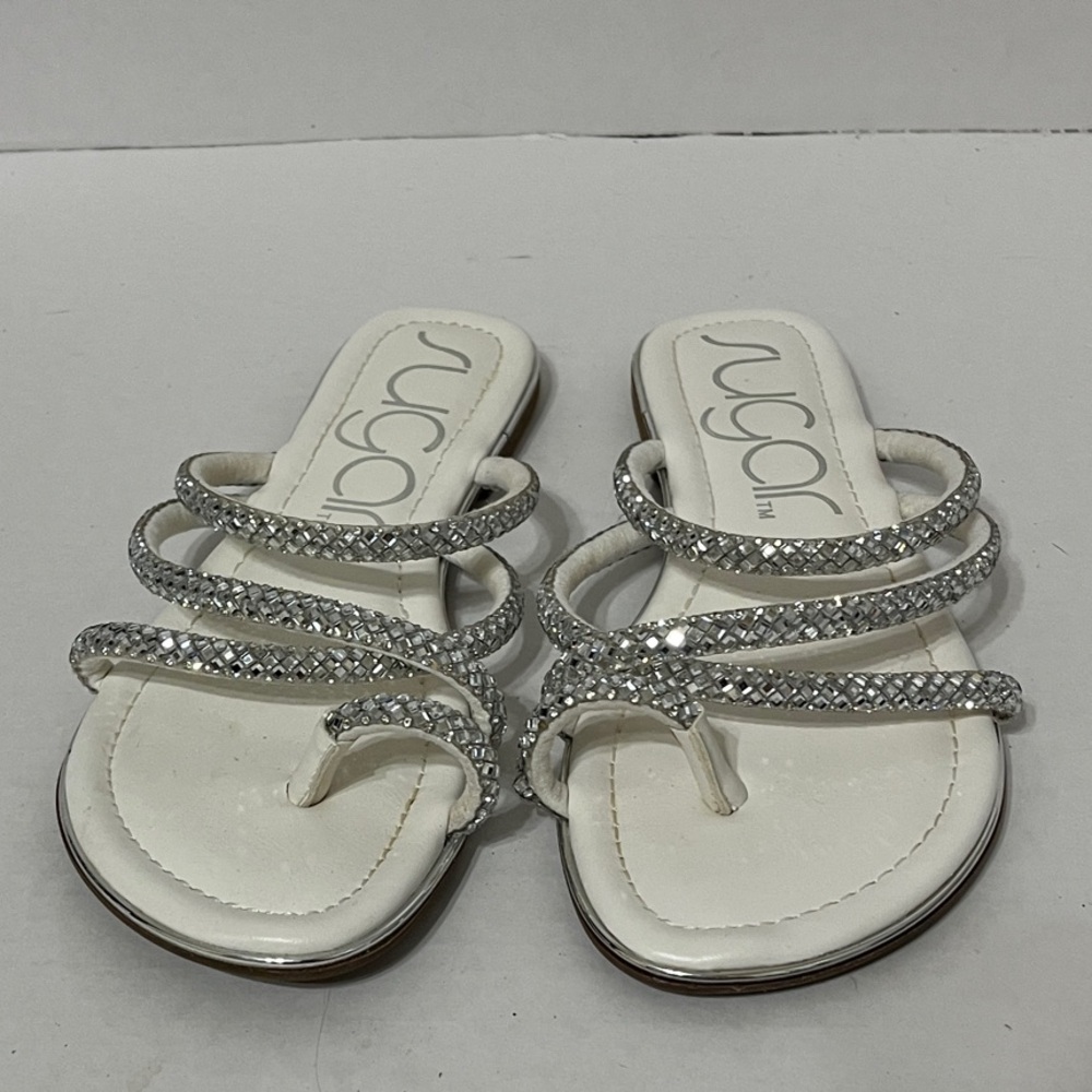 Sugar Women's Glittering Silver Sandals